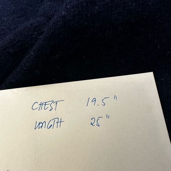 CHARTER CLUB 2-Ply 100% Cashmere Black Cowl Neck Ribbed Knit Sweater sz M - Picture 7 of 7